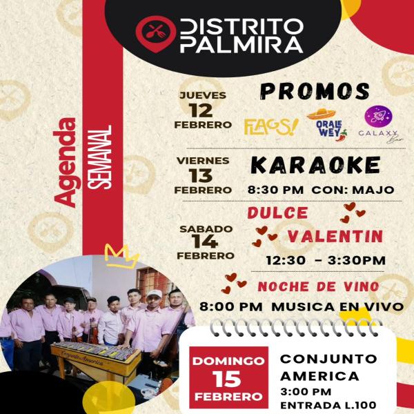 Agenda Semanal: Distrito Palmira 