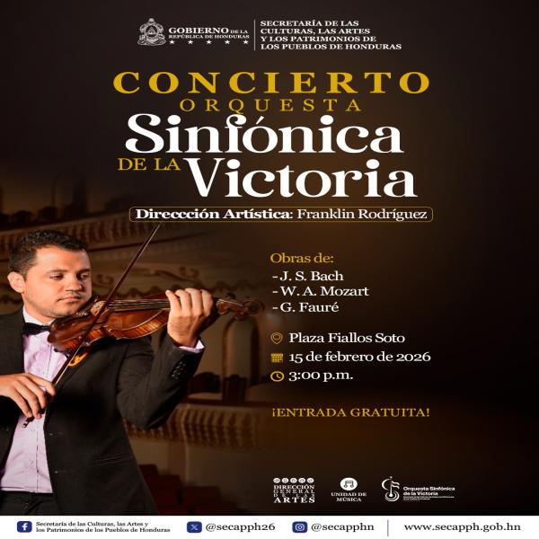 Concierto Orquesta Sinfónica de La Victoria: Día del Amor y La Amistad 