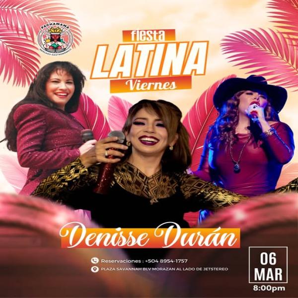 Noche latina  con Denisse Durán