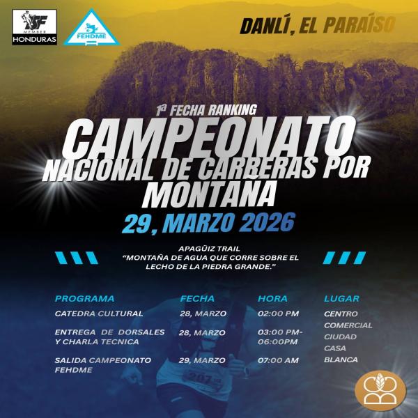Danlí te espera para la primera edición del Apagüiz Trail