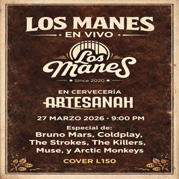 Los Manes en vivo 