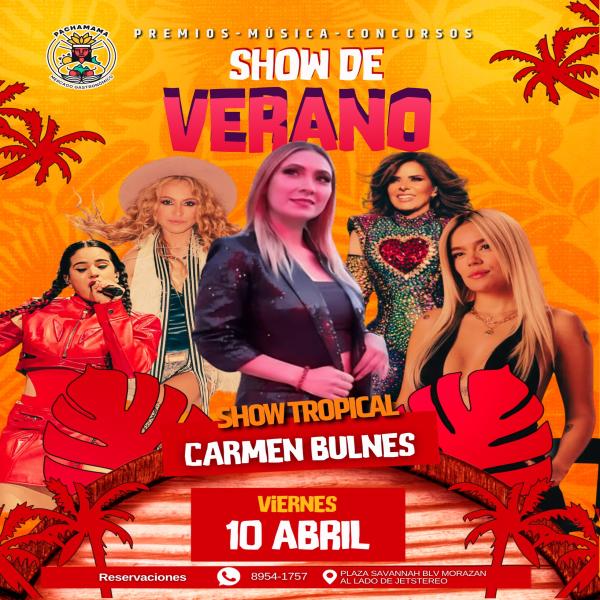 Show de verano con Carmen Bulnes