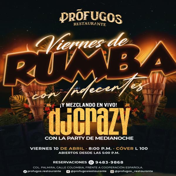 Viernes de rumba con Indecentes 