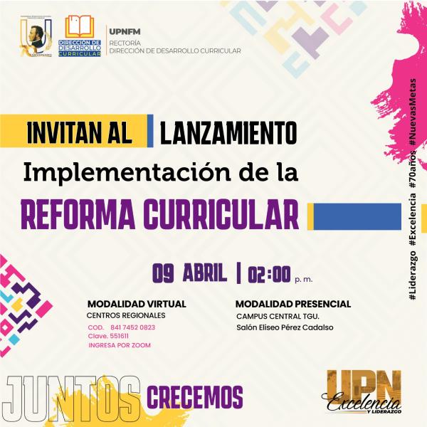 Actividades a realizarse en la UPNFM