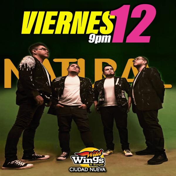 Viernes de tokin con el grupo Natural 