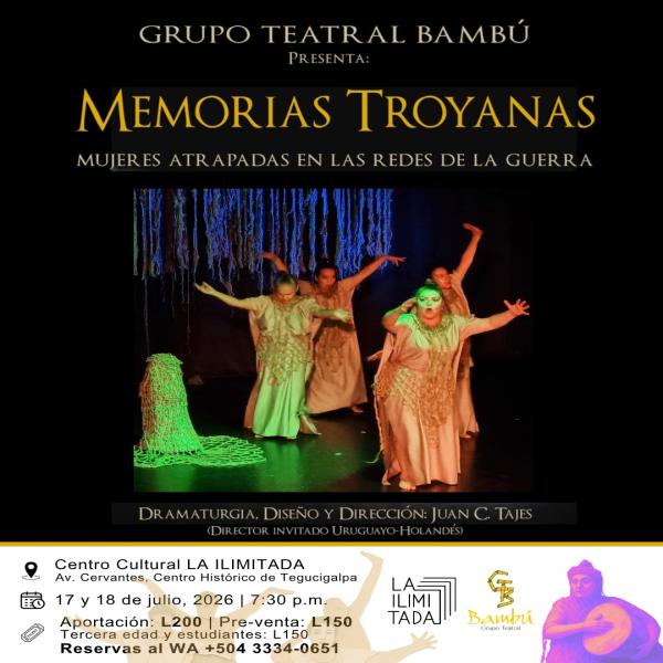Grupo Teatral Bambú presenta: Memorias Troyanas 