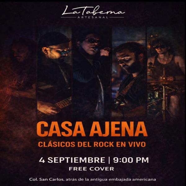 Clásicos del Rock con Casa Ajena 
