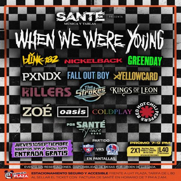 Especial WHEN WE WERE YOUNG