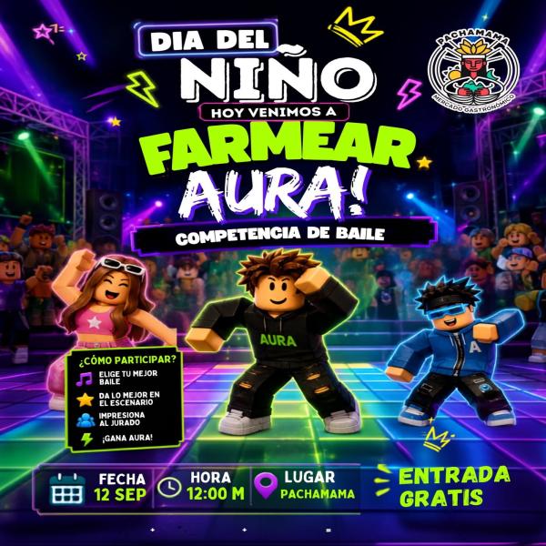 Celebremos el día del niño farmeando aura