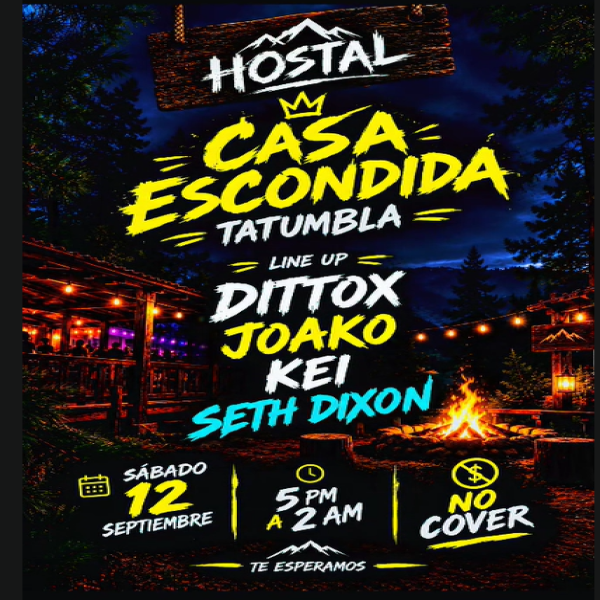 Line Up: Dittox – Joako - Kei – Seth Dixon 