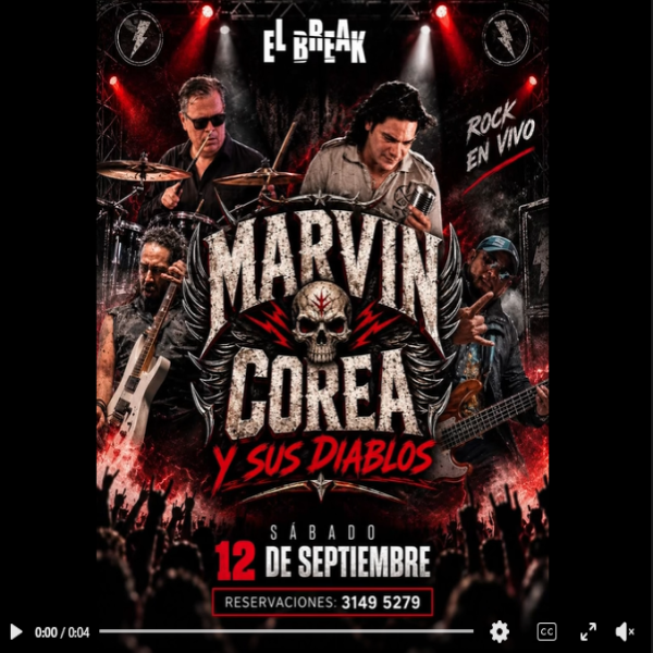 Marvin Corea y sus diablos en vivo 