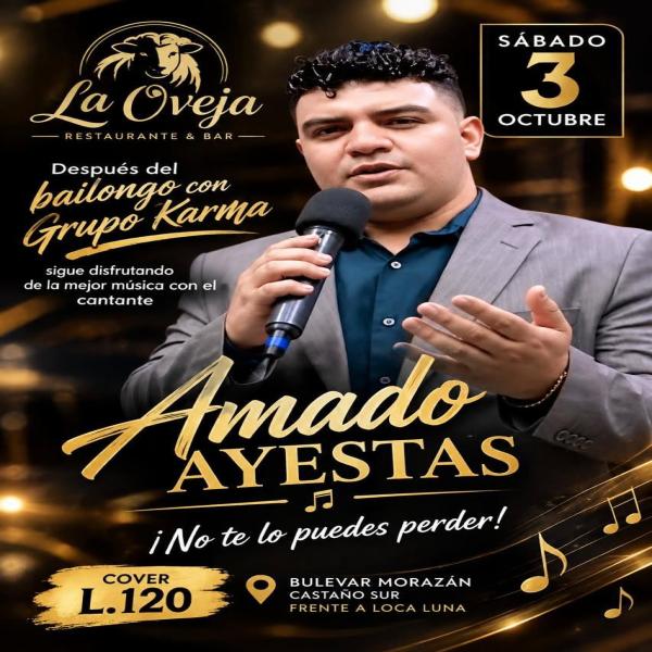 Amado Ayestas en vivo 