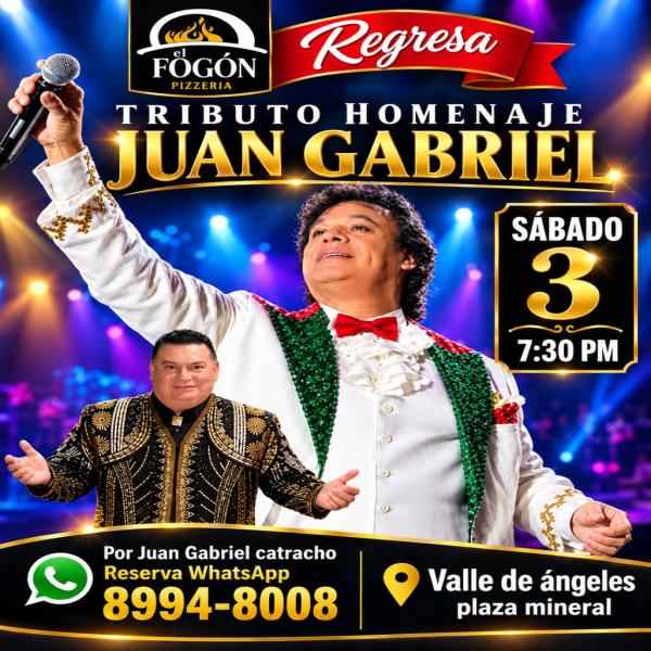 Tributo a Juan Gabriel: Luis Martínez Juanga de Honduras